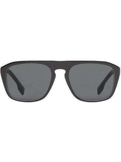 Burberry солнцезащитные очки с полосками Icon Stripe 4080525