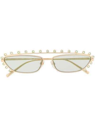 Marc Jacobs Eyewear декорированные солнцезащитные очки в оправе 'кошачий глаз' MARC487S