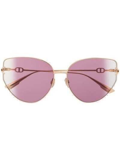 Dior Eyewear солнцезащитные очки в массивной оправе 'кошачий глаз' DIORGIPSY1