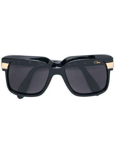 Cazal солнцезащитные очки в квадратной оправе с металлическими деталями 6803