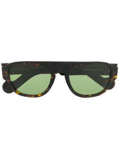 Moncler Eyewear солнцезащитные очки в прямоугольной оправе ML00965352N