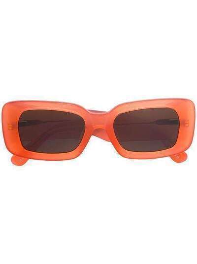 Linda Farrow солнцезащитные очки в прямоугольной оправе DVN137C3SUN