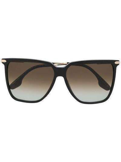 Victoria Beckham солнцезащитные очки в массивной оправе VB612S001