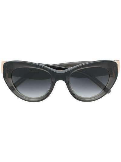 Pomellato Eyewear солнцезащитные очки в оправе "кошачий глаз" PM0043S