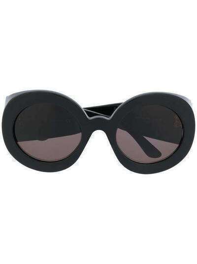 Gucci Eyewear солнцезащитные очки в массивной круглой оправе GG0779S002