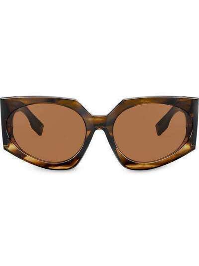 Burberry Eyewear солнцезащитные очки в массивной оправе BE4306384373