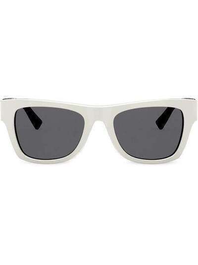 Valentino Eyewear солнцезащитные очки в квадратной оправе с логотипом VLogo VA4066511887