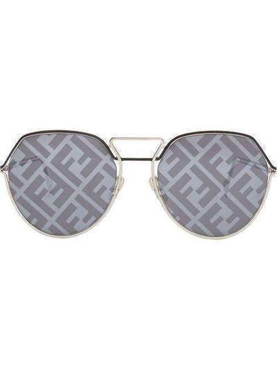 Fendi Eyewear солнцезащитные очки Grid FOG538V1T