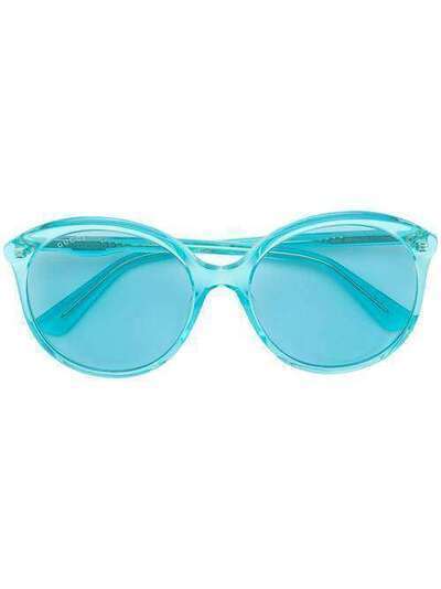 Gucci Eyewear солнцезащитные очки в круглой оправе GG0257S