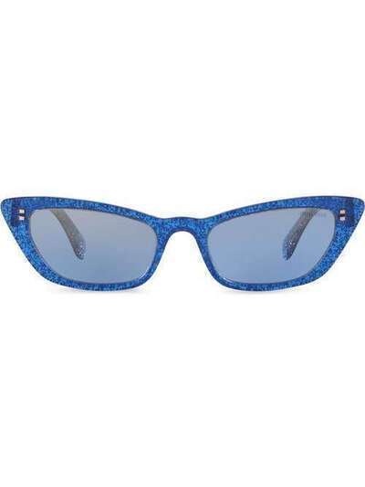 Miu Miu Eyewear солнцезащитные очки с блестками AMU10UC053E145