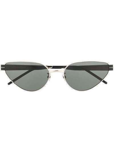 Saint Laurent Eyewear солнцезащитные очки в оправе 'кошачий глаз' SLM51