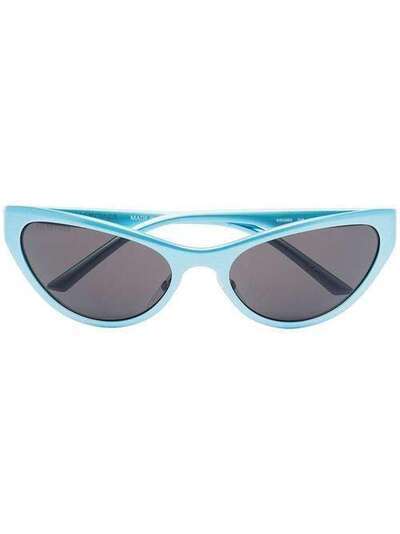 Balenciaga Eyewear солнцезащитные очки в оправе 'кошачий глаз' BB0068S004