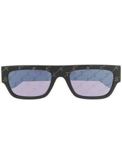 Stella McCartney солнцезащитные очки в прямоугольной оправе с логотипом 587308S0001