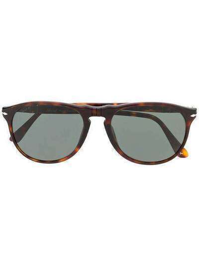 Persol солнцезащитные очки в оправе черепаховой расцветки PO9649S