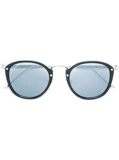 Cartier Eyewear солнцезащитные очки C Décor в круглой оправе CT0014S