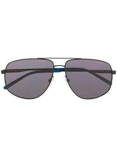Montblanc солнцезащитные очки-авиаторы MB0102S