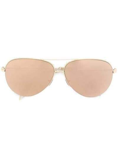 Victoria Beckham классические солнцезащитные очки-авиаторы VBS98C08