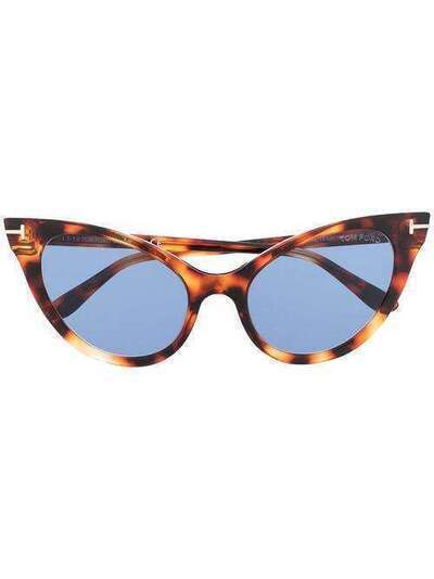 Tom Ford Eyewear солнцезащитные очки в оправе 'кошачий глаз' FT0820