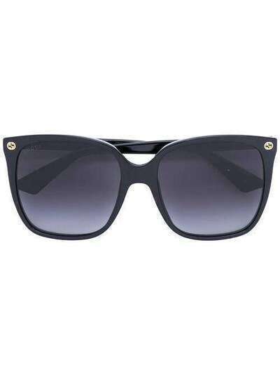 Gucci Eyewear солнцезащитные очки с градиентными линзами GG0022S