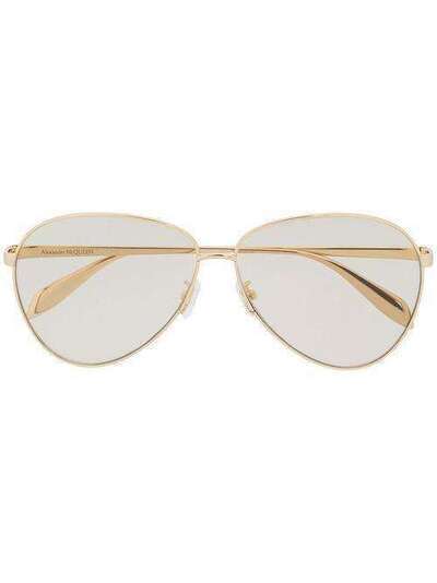 Alexander McQueen Eyewear солнцезащитные очки-авиаторы AM0263S