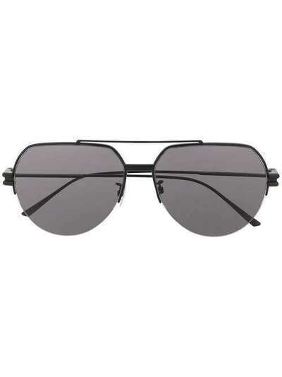 Bottega Veneta Eyewear солнцезащитные очки-авиаторы 620607V4450