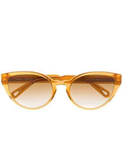 Chloé Eyewear солнцезащитные очки в оправе 'кошачий глаз' CE757S