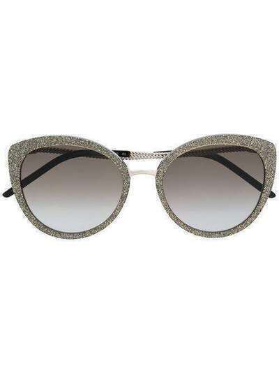 Karl Lagerfeld солнцезащитные очки в оправе 'кошачий глаз' с блестками KL06008S051