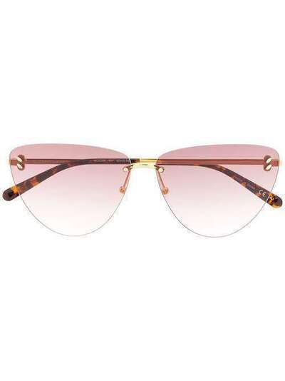 Stella McCartney Eyewear солнцезащитные очки в оправе 'кошачий глаз' 900110S0007