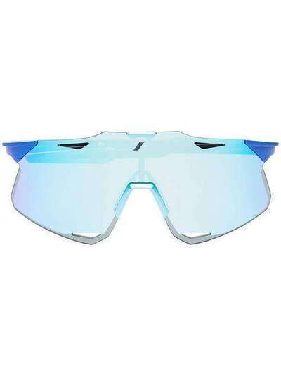 100% Eyewear зеркальные солнцезащитные очки Hypercraft в квадратной оправе OP610393906969