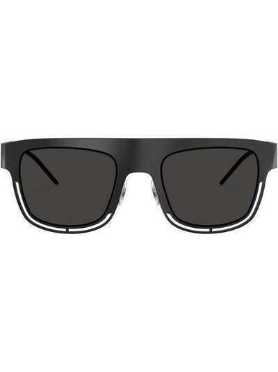 Dolce & Gabbana Eyewear солнцезащитные очки в квадратной оправе DG2232110687