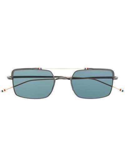 Thom Browne Eyewear солнцезащитные очки-авиаторы в квадратной оправе TBS9094904