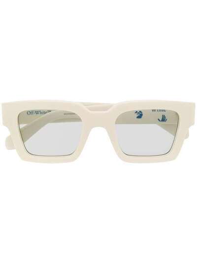 Off-White солнцезащитные очки в квадратной оправе с логотипом OMRI002S209040200100