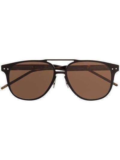 Bottega Veneta Eyewear солнцезащитные очки-авиаторы BV0212S002