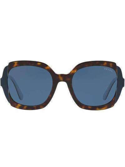 Prada Eyewear солнцезащитные очки в стиле оверсайз PR16USW3C1V1
