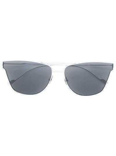 Saint Laurent Eyewear солнцезащитные очки с оправой "кошачий глаз" 508629Y9917