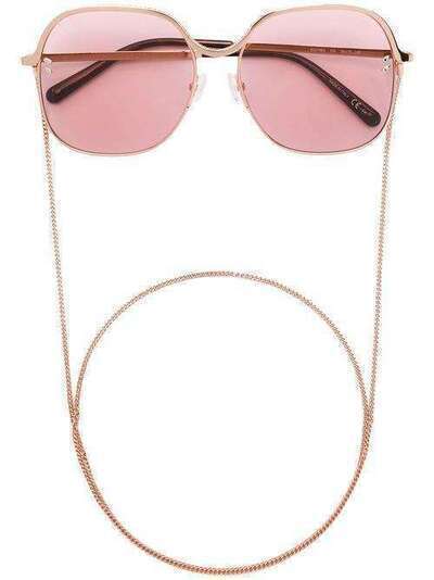 Stella McCartney Eyewear солнцезащитные очки в оправе оверсайз SC0166S
