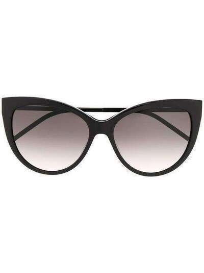 Saint Laurent Eyewear солнцезащитные очки в оправе 'кошачий глаз' SLM48SA