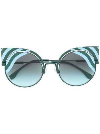 Fendi Eyewear солнцезащитные очки 'Hypnoshine' Fashion Show FF0215S