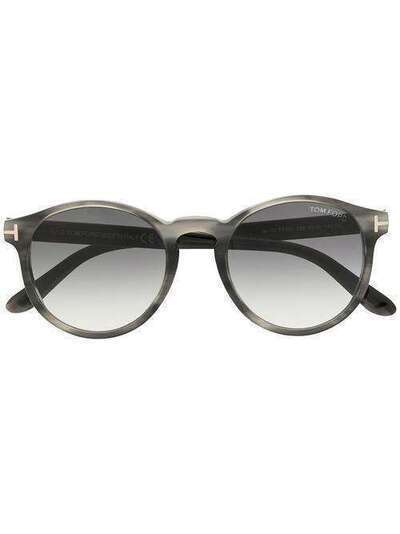 Tom Ford Eyewear солнцезащитные очки в круглой оправе FT0591