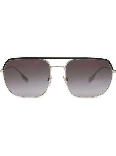 Burberry Eyewear солнцезащитные очки-авиаторы 4081168