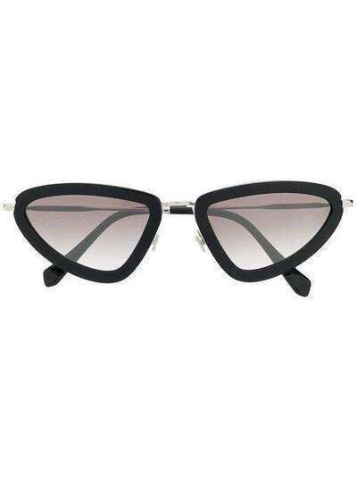 Miu Miu Eyewear солнцезащитные очки в оправе 'кошачий глаз' SMU60U1AB5O0