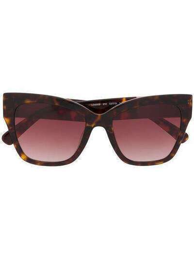 Longchamp солнцезащитные очки в оправе черепаховой расцветки LO650S