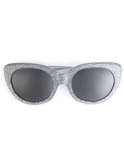 Victoria Beckham солнцезащитные очки с оправой "кошачий глаз" 59