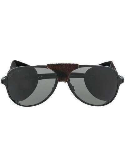 Saint Laurent Eyewear солнцезащитные очки-авиаторы CLASSIC11BLIND3BLACK