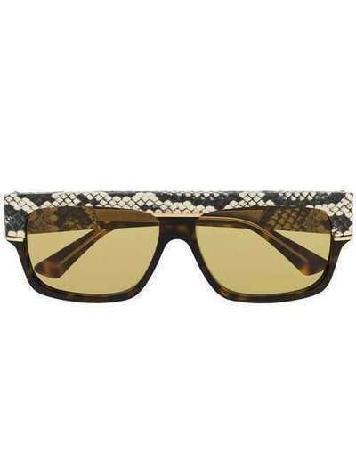 Gucci Eyewear солнцезащитные очки в прямоугольной оправе GG0483S
