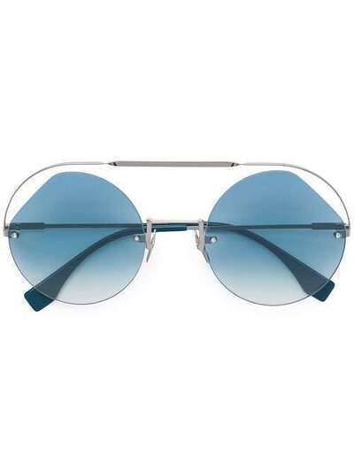 Fendi Eyewear солнцезащитные очки 'Ribbons & Crystals' FF0325PJP56G5