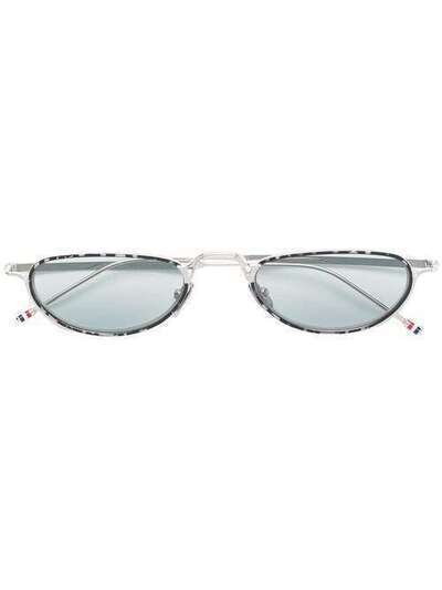 Thom Browne Eyewear затемненные солнцезащитные очки в оправе 'кошачий глаз' TBS9135002