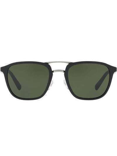 Prada Eyewear затемненные солнцезащитные очки-авиаторы SPR12TE1AB