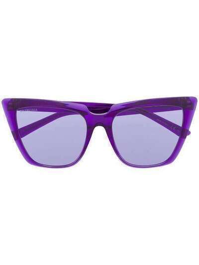 Balenciaga Eyewear солнцезащитные очки в оправе 'кошачий глаз' BB0046S