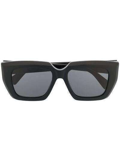 Bottega Veneta Eyewear солнцезащитные очки в квадратной оправе BV1030S628582V2330